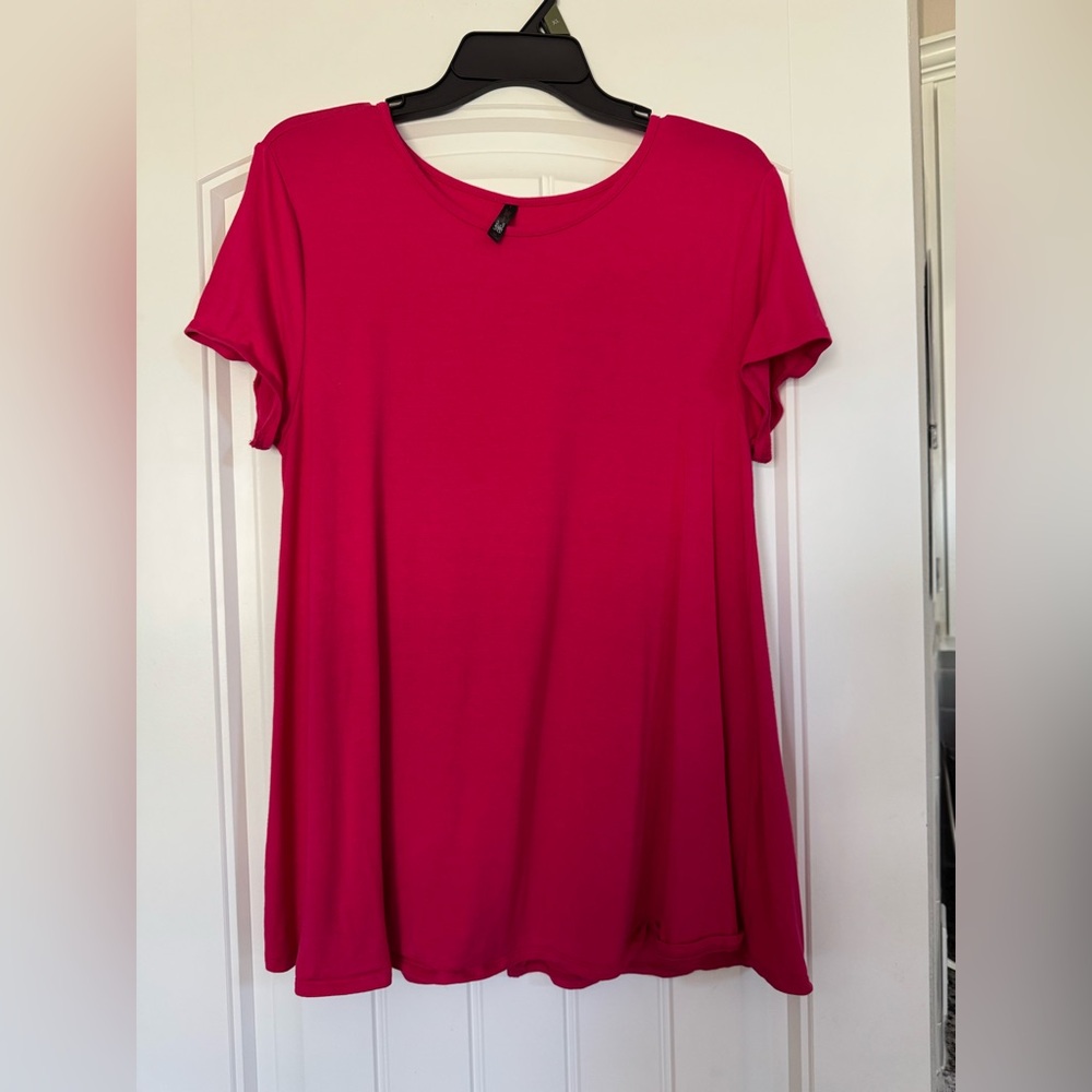 JW Style Fuchsia Swing Tee